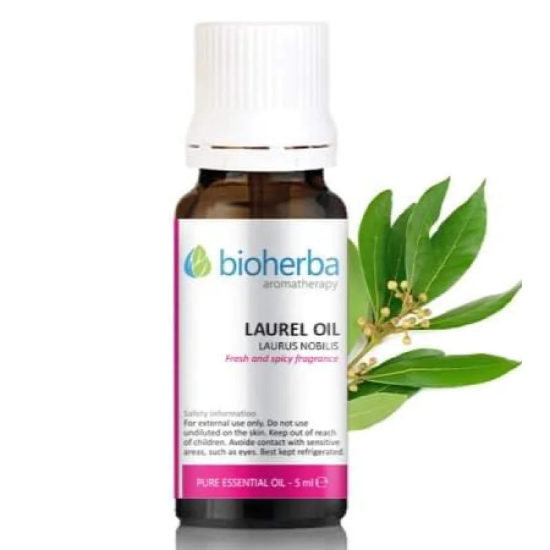 Laurel Oil 10 мл | Bioherba Напълно естествен продукт За справяне с акнето Облекчава кашлицата Етерично Масло от Лаврово дърво е на топ цена от Bioherba Какво знаем за Етерично Масло от Лаврово дърво Laurel Oil 10 мл | Bioherba Напълно естествен продукт З