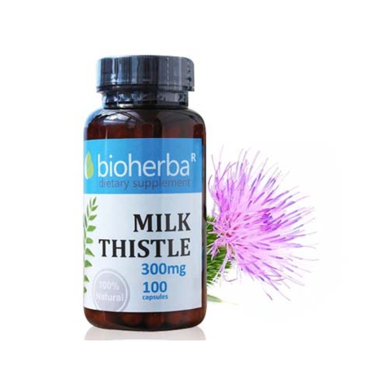 Milk Thistle 300 мг 100 капсули | Bioherba