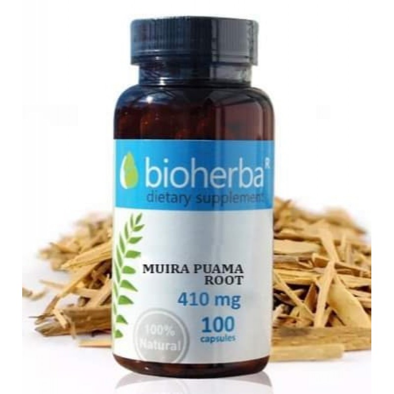 Muira Puama 410 мг 100 капсули | Bioherba