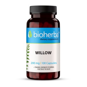 Willow 200 мг 100 капсули | Bioherba Willow 200 мг 100 капсули | Bioherba
