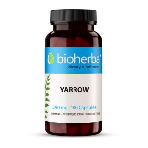Yarrow Flowers 290 мг 100 капсули | Bioherba
