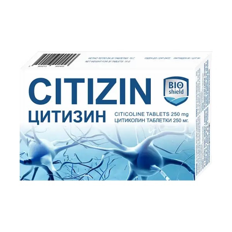 Citizin 250 мг 30 таблетки | BioShield