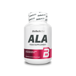 ALA (Алфа липоева киселина) 250 мг 50 гел-капсули | Biotech USA ALA (Алфа липоева киселина) 250 мг 50 гел-капсули | Biotech USA
