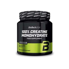 100% Creatine Monohydrate Powder 500 гр | Biotech USA Има антикатаболен ефект и насърчава мускулния анаболизъм Повишава нивата на енергия по време на тренировка Насърчава чистия мускулен растеж Увеличава к 100% Creatine Monohydrate Powder 500 гр | Biotech