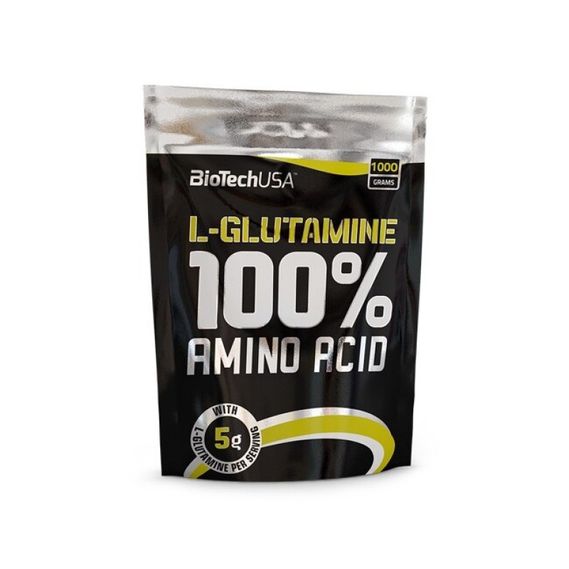 100% L-Glutamine Powder (Bag) 1000 гр | Biotech USA