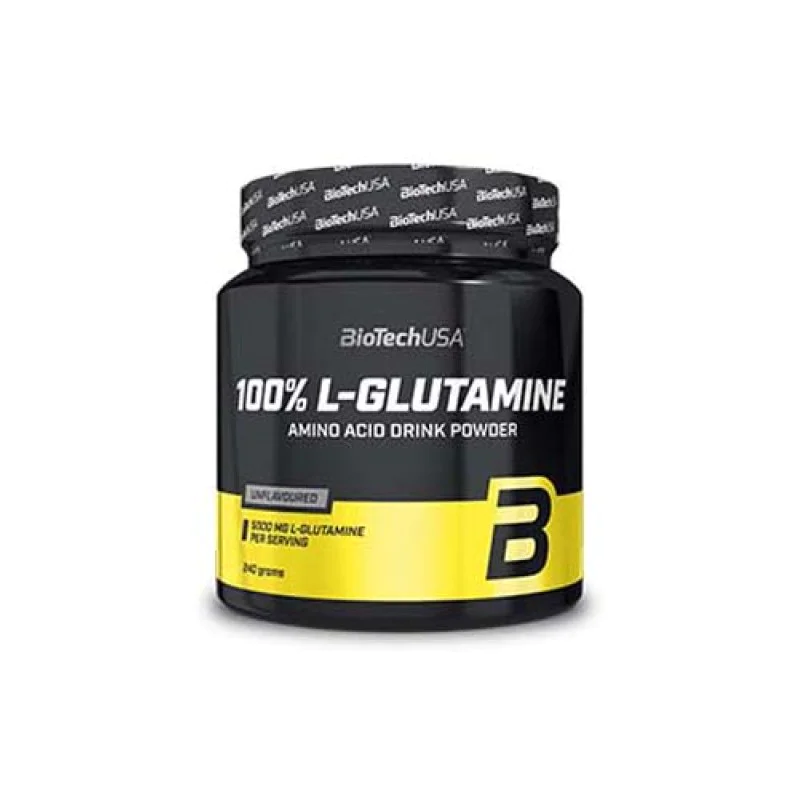 100% L-Glutamine Powder 240/500 гр | Biotech USA Помага за възстановяване на мускулния протеин Подпомага функционирането на имунната система Помага за облекчаване на възпалението Поддържа правилната функци 100% L-Glutamine Powder 240/500 гр | Biotech USA 