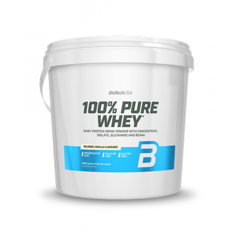 100% Pure Whey Powder 4000 гр | Biotech USA