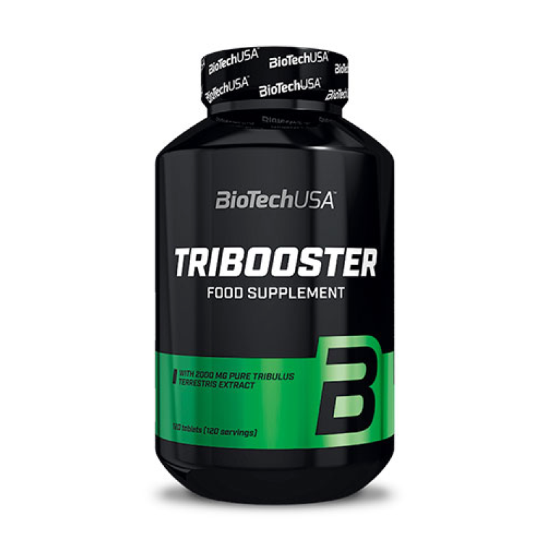 Tribooster 120 таблетки | BioTech USA Стимулира произвеждането на качествен тестостерон без да нарушава естествения баланс Оказва положително влияние за формирането и растежа на мускулната маса Извежда и Tribooster 120 таблетки | BioTech USA Стимулира про