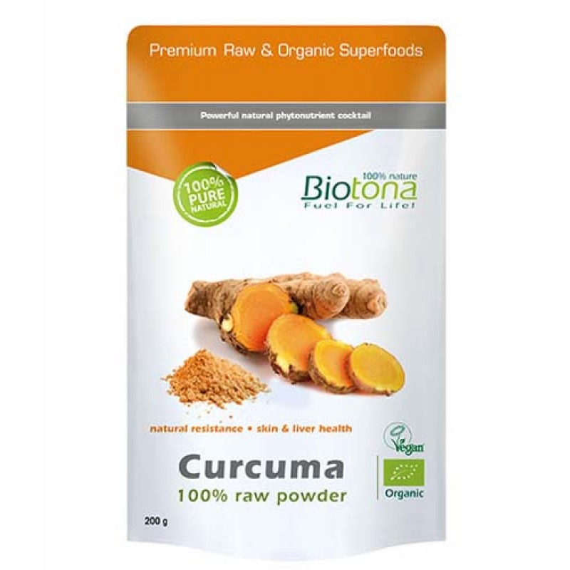 Curcuma 100% Raw Powder 200 гр | BioTona