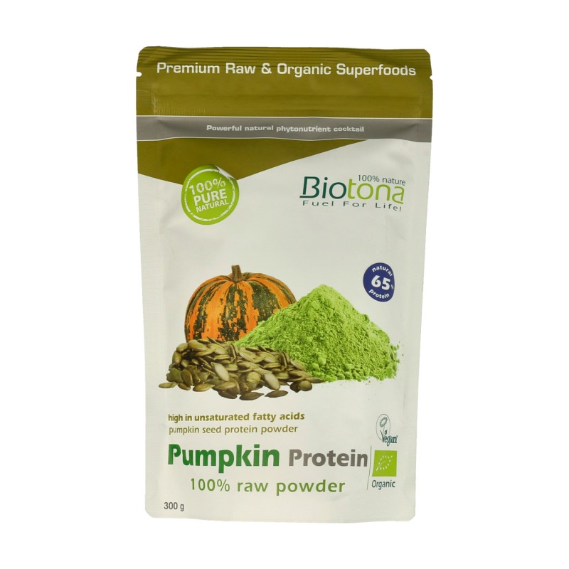 Pumpkin Protein 100% Raw Powder 300 гр | BioTona