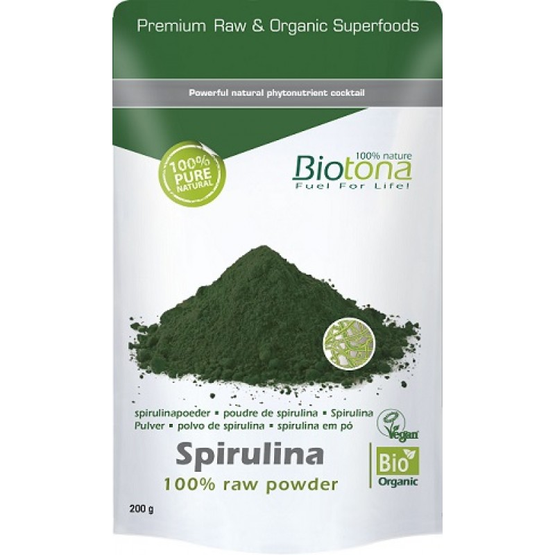Spirulina 100% Powder 200 gr BioTona