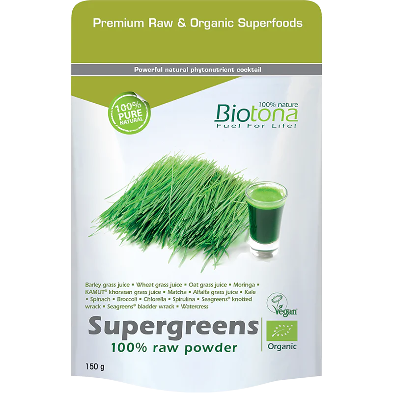 Supergreens 150 гр | Biotona Supergreens 150 гр | Biotona