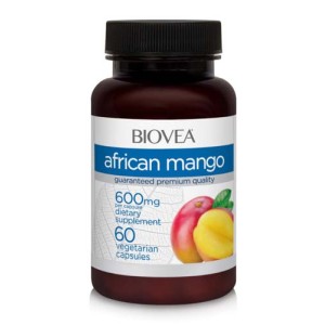 African Mango 600 мг 60 вегетариански капсули | Biovea