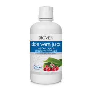 Сок от Алое Вера 100% Органичен с вкус на червена боровинка 946 мл | Biovea Сок от Алое Вера 100% Органичен с вкус на червена боровинка 946 мл | Biovea