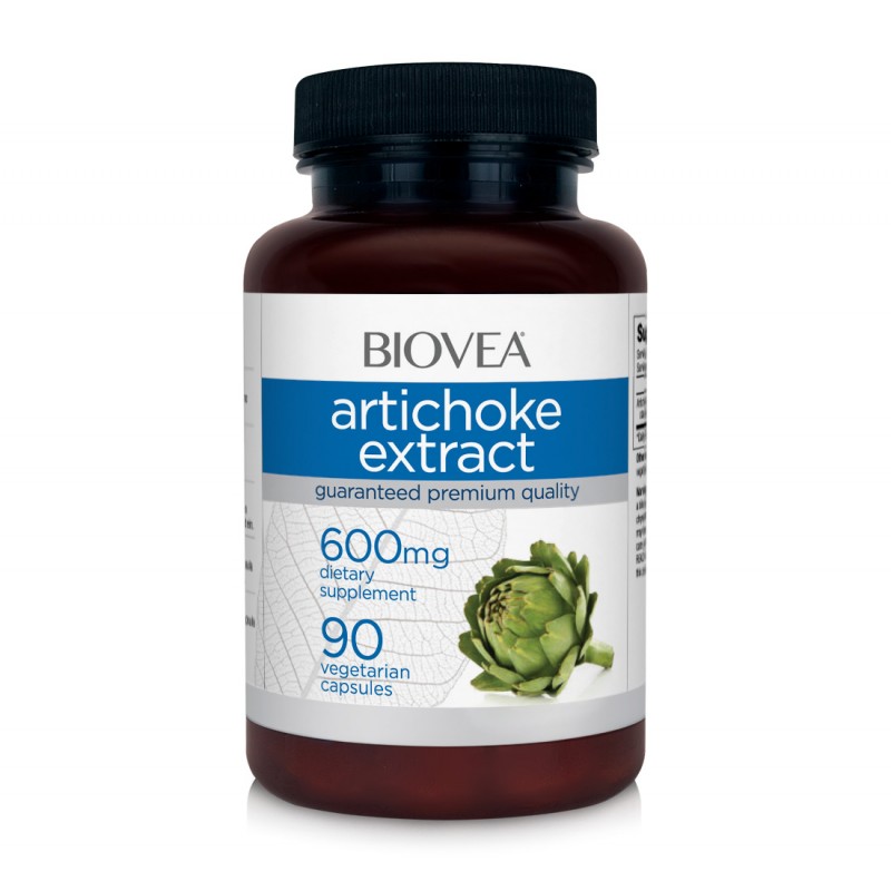 Artichoke Extract 600 мг 90 вегетариански капсули | Biovea