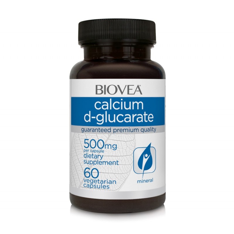 Calcium D-Glucarate 500 мг 60 веге капсули | Biovea