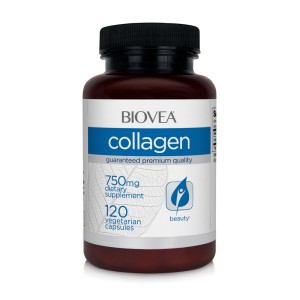 Collagen 750 мг 120 вегетариански капсули | Biovea Collagen 750 мг 120 вегетариански капсули | Biovea