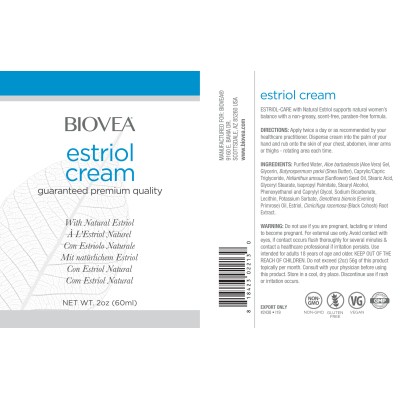Estriol Cream 60 мл | Biovea Estriol Cream 60 мл | BioveaВ помощ на жените
Пръв приятел на жените в менопауза
Облекчава вагиналната сухота, като премахва инфекцията
Естриол Крем 60 мл е на топ цена от BioveaКакво знаем за Естриол Крем Estriol Cream 60 мл | Biovea В помощ на жените Пръв приятел на жените в менопауза Облекчава вагиналната сухота, като премахва инфекцията Естриол Крем 60 мл е на топ цена от Biovea Какво з Estriol Cream 60 мл | Biovea В помощ на жените Пръв приятел на ж