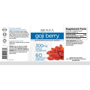 Goji Berry 600 мг 60 капсули | Biovea