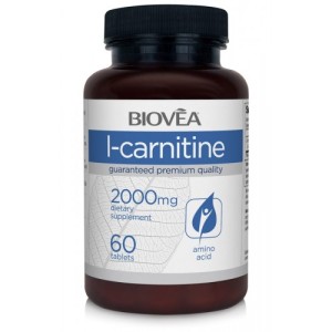 L-Carnitine 2000 мг 60 таблетки | Biovea L-Carnitine 2000 мг 60 таблетки | Biovea
