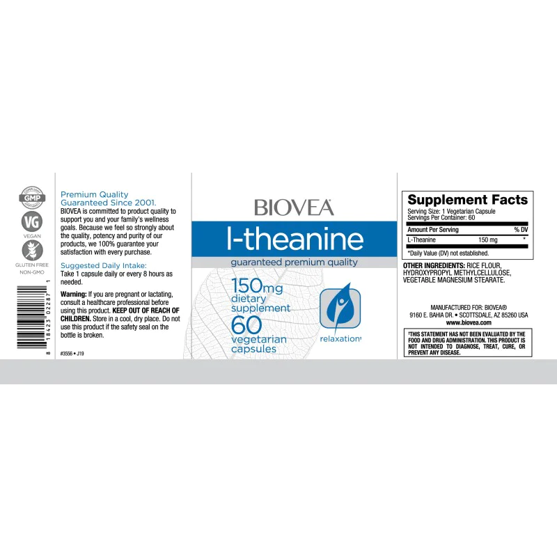 L-Theanine 150 мг 60 капсули | Biovea L-Theanine 150 мг 60 капсули | BioveaЗа непробудни дълги и спокойни нощи
Действа благоприятно върху мозъчната функция
Действа релаксиращо на тялото Ви
L-Теанин 150 мг на капсули е на топ цена от Biovea
L-Theanine 150 мг 60 капсули | Biovea За непробудни дълги и спокойни нощи Действа благоприятно върху мозъчната функция Действа релаксиращо на тялото Ви L-Теанин 150 мг на капсули е на топ цена от Biovea L-Theanine 150 мг 60 капсули | Biovea За непробудни