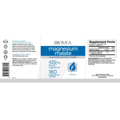 Magnesium Malate 425 мг 180 веге таблетки | Biovea Magnesium Malate 425 мг 180 веге таблетки | BioveaСпомага добрия сън, премахва напрежението и стреса
Дарява организма с повече сила и желание за живот
Предпазва от развитие на хронични заболяв Magnesium Malate 425 мг 180 веге таблетки | Biovea Спомага добрия сън, премахва напрежението и стреса Дарява организма с повече сила и желание за живот Предпазва от развитие на хронични заболявания М Magnesium Malate 425 мг 180 веге таблетки | Biovea Сп