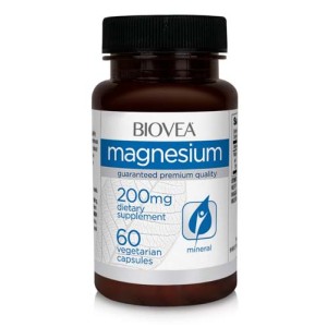 Magnesium 200 мг 60 вегетариански капсули | Biovea
