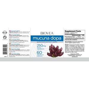 Mucuna Dopa 250 мг 60 веге капсули | Biovea
