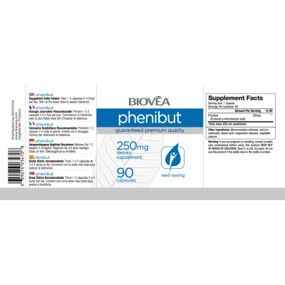 PHENIBUT 250 мг 90 капсули | Biovea Предотвратява стреса Справя се с напрежението и тревожността Стимулира умствената дейност PHENIBUT 250 мг 90 капсули от Biovea е на изгодна цена Какво представлява PHENIBUT 250 мг 90 капсули | Biovea Предотвратява стрес