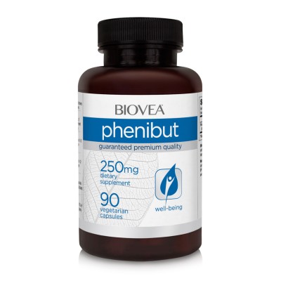 PHENIBUT 250 мг 90 капсули | Biovea Предотвратява стреса Справя се с напрежението и тревожността Стимулира умствената дейност PHENIBUT 250 мг 90 капсули от Biovea е на изгодна цена Какво представлява PHENIBUT 250 мг 90 капсули | Biovea Предотвратява стрес