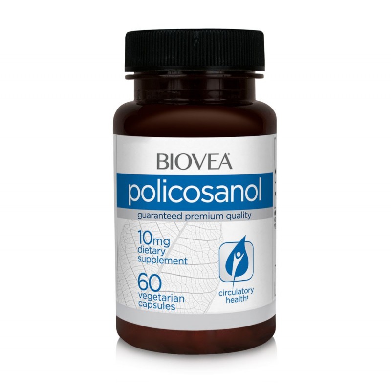 Policosanol 10 мг 60 вегетариански капсули | Biovea