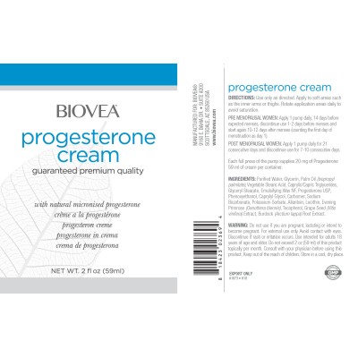 Прогестеронов Крем Progesterone 59 мл | Biovea