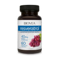 Resveratrol 40 мг 60 вегетариански капсули | Biovea