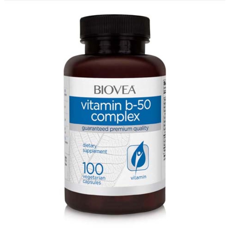 Vitamin B-50 Complex 100 веге капсули | Biovea