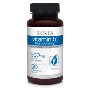 Vitamin B1 High Potency 500 мг 50 таблетки | Biovea