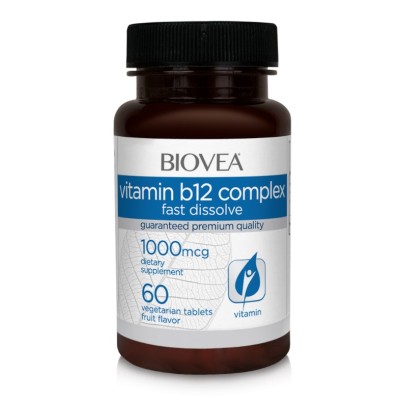 Витамин В12 Комплекс (Vitamin B12 Complex) 1000 мкг 60 таблетки | Biovea