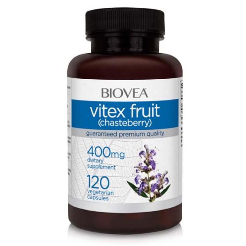 Vitex Fruit (Chasteberry) 400 мг 120 веге капсули | Biovea