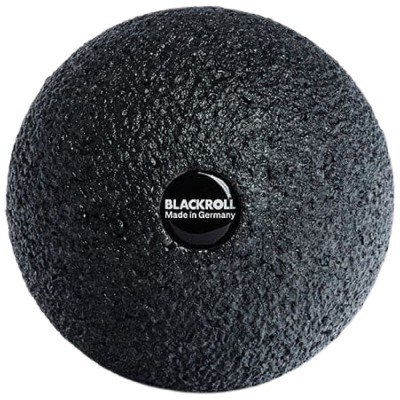 Blackroll Ball® | Tопка за точков самомасаж - Черна 8 cm | Blackroll