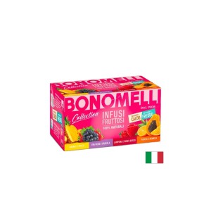 Плодов чай (микс малина, ягода, папая, ананас), 20 пакетчета | Bonomelli