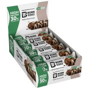 Core PLUS 30% High Protein Bar - Лешник с какаов крем 12 x 65 г | Born Winner