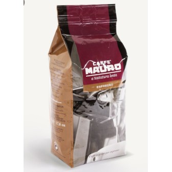 Caffe Mauro Espresso 60% арабика 0.500 кг Кафе на зърна Caffe Mauro Espresso 60% арабика 0. Caffe Mauro Espresso 60% арабика 0.500 кг Кафе на зърна Какво знаем за Caffe Mauro? Италианска компания Mauro Demetrio предлага собствени кафени продукти, обединяващи три, четири и повече кафени сортове, които харм Caffe Mauro Espresso 60% арабика 0.500 к