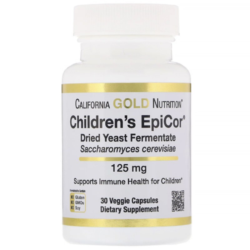 Epicor за деца 30 капсули | California Gold Nutrition