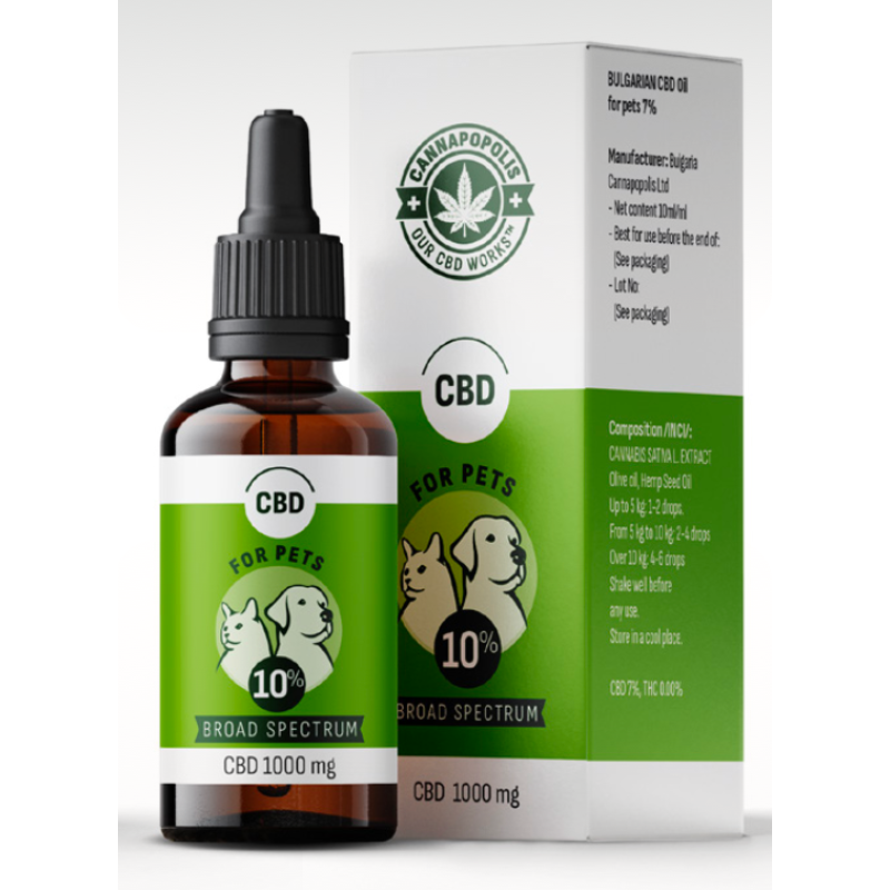 CBD Oil for Pets 10% 10 мл | Cannapopolis