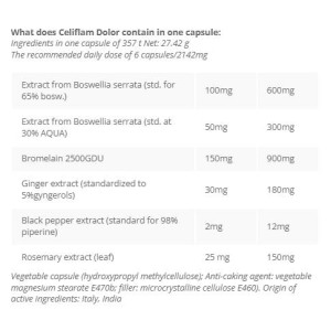 Celiflam Dolor - 60 капсули | CeliPharm