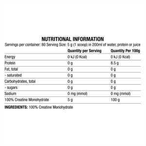100% Creatine Monohydrate Powder - 400 г | Chaos Crew 100% Creatine Monohydrate Powder - 400 г | Chaos Crew