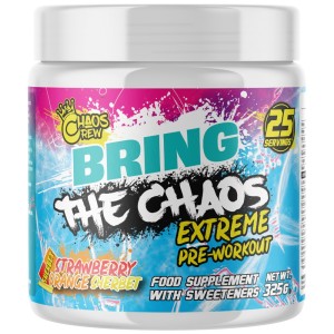 Bring the Chaos V2 | Extreme Pre-Workout - Strawberry Orange Sherbet 325 г | Chaos Crew