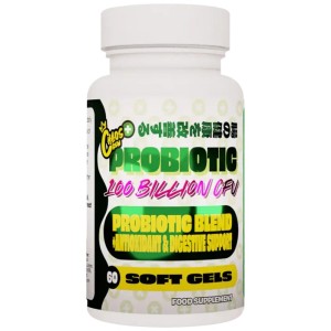 Probiotic | with 100 Billion Active Cells - 60 Гел капсули | Chaos Crew