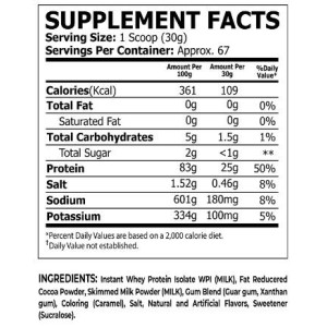 100% Whey Isolate - Кокосово мляко 2000 г | Core Champs by Kai Greene