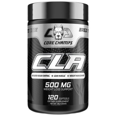 CLA 500 mg - 120 Гел капсули | Core Champs by Kai Greene