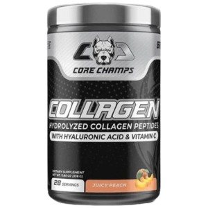Collagen | with Hyaluronic Acid & Vitamin C - Праскова 336 г | Core Champs by Kai Greene